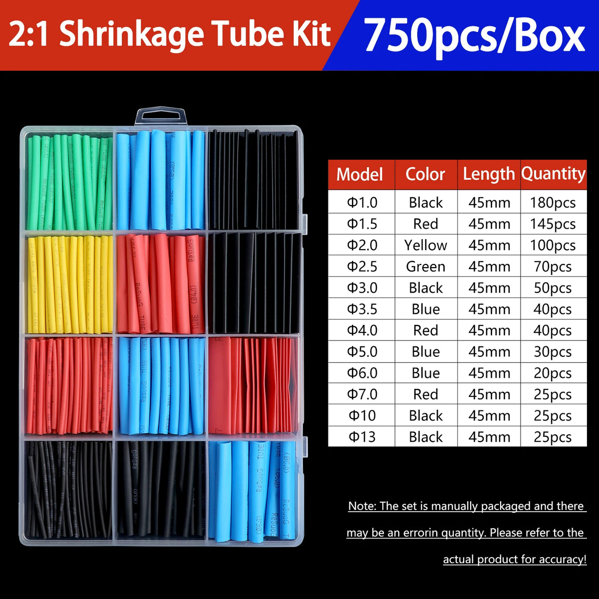 Heat Shrink Tubing Kit 73-900PCS 2:1 3:1 4:1 Ratio Cable Wire Insulation Sleeve Electrical Repair Protector Heat-Shrink Tube Set