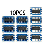 1-100PCS MAX3232 RS232 to TTL Converter Module – 3.3V/5V Compatible, Mini Serial Level Shifter for Arduino