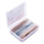 600PCS 30Values 1/4W Metal Film Resistor Assortment Kit -20PCS Each, Boxed for Electronics DIY, Projects & Repair