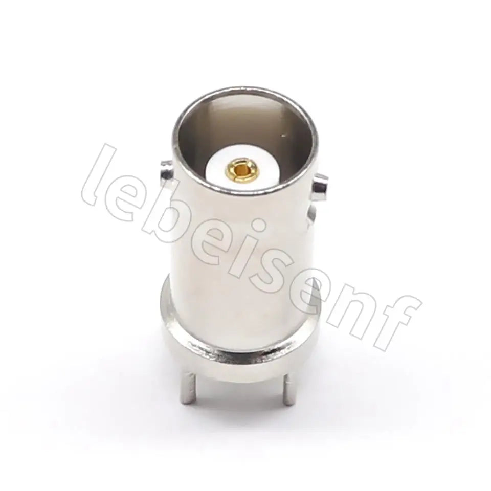 BNC-KE copper BNC/Q9 female PCB soldering board straight plug BNC connector four-legged soldering board BNC female seat 50 ohm