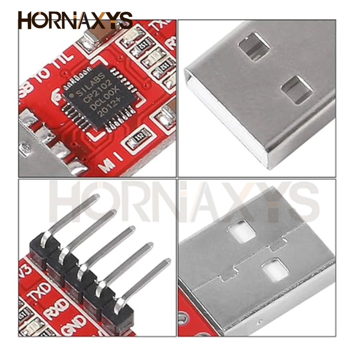 1/3/5pcs CP2102 module USB to TTL serial UART STC download cable PL2303 Super Brush line upgrade