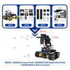 ACEBOTT Robot Toy Starter Kit for Arduino Project with ESP32 and Code Learning Develop Skill Full Version Smart Car Kit