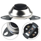 12V Switch Push Button Waterproof Metal Car Boat Track Horn Engine Start Starter 2 Holes 500v DC 100 MOhm Mi Universal