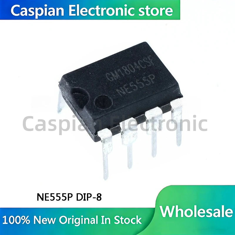 10-100pcs NE555 NE555P DIP-8 single high-precision 555 timer chip In Stock Wholesale