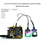 Keyestudio WIFI UNOR3 Development Board ATMEGA16U2/ ATMEGA328P/CP2102 +USB Cable With  Gift Box Compatible With Arduino Uno R3