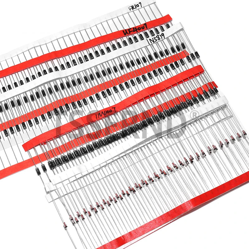 350PCS box Diodes kit 14Values Rectifier/Fast Recovery/Schottky/Switching Diode Set 1N4001 1N4007 1N4148 RL207 UF4007 FR107 207