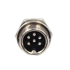GX12 Aviation Circular Connector GX12-2Pin 3pin 4pin 5pin 6pin 7pin Male Female 12MM M12 Fixed Rear Nut Plug Socket