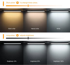 High Capacity Battery USB Rechargeable LED Light Bar Aluminium Motion Sensor Magnetic Strip For Stairs Closet Cabinet Night Lamp
