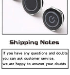 12/16/19/22mm Short Stroke Oxide Blcak Shell Metal Button Switch Waterproof Flat Head With Power LED Light Momentary 1NO 6V 24V