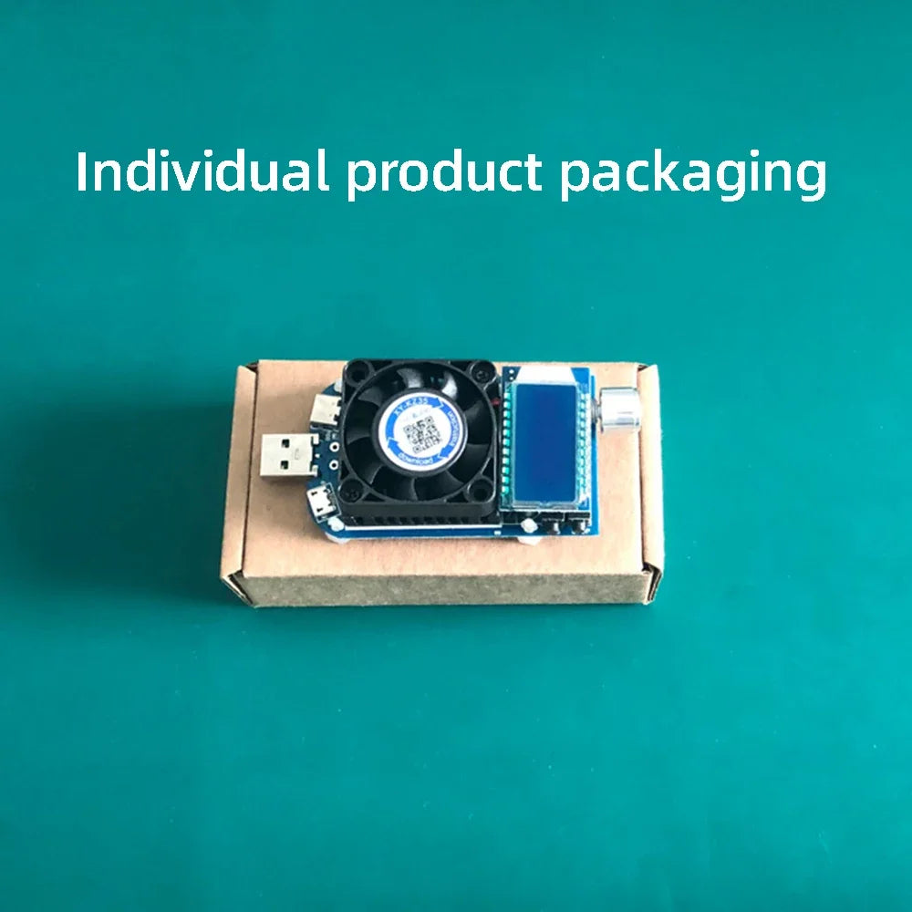 1PCS KZ35 Constant Current Electronic Load USB Type C QC2.0/3.0 AFC FCP Triggers Battery Testser Discharge Capacity Meter
