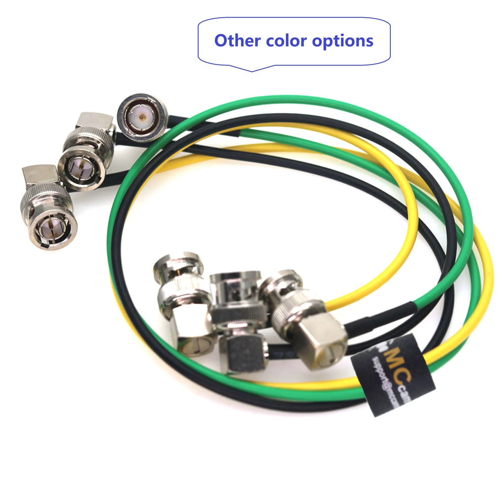 Coaxial BNC To BNC Cable Yellow Green Black 75ohm HD SDI Video Cable Male HD SDI Extension Cable for Monitor Camera SDI