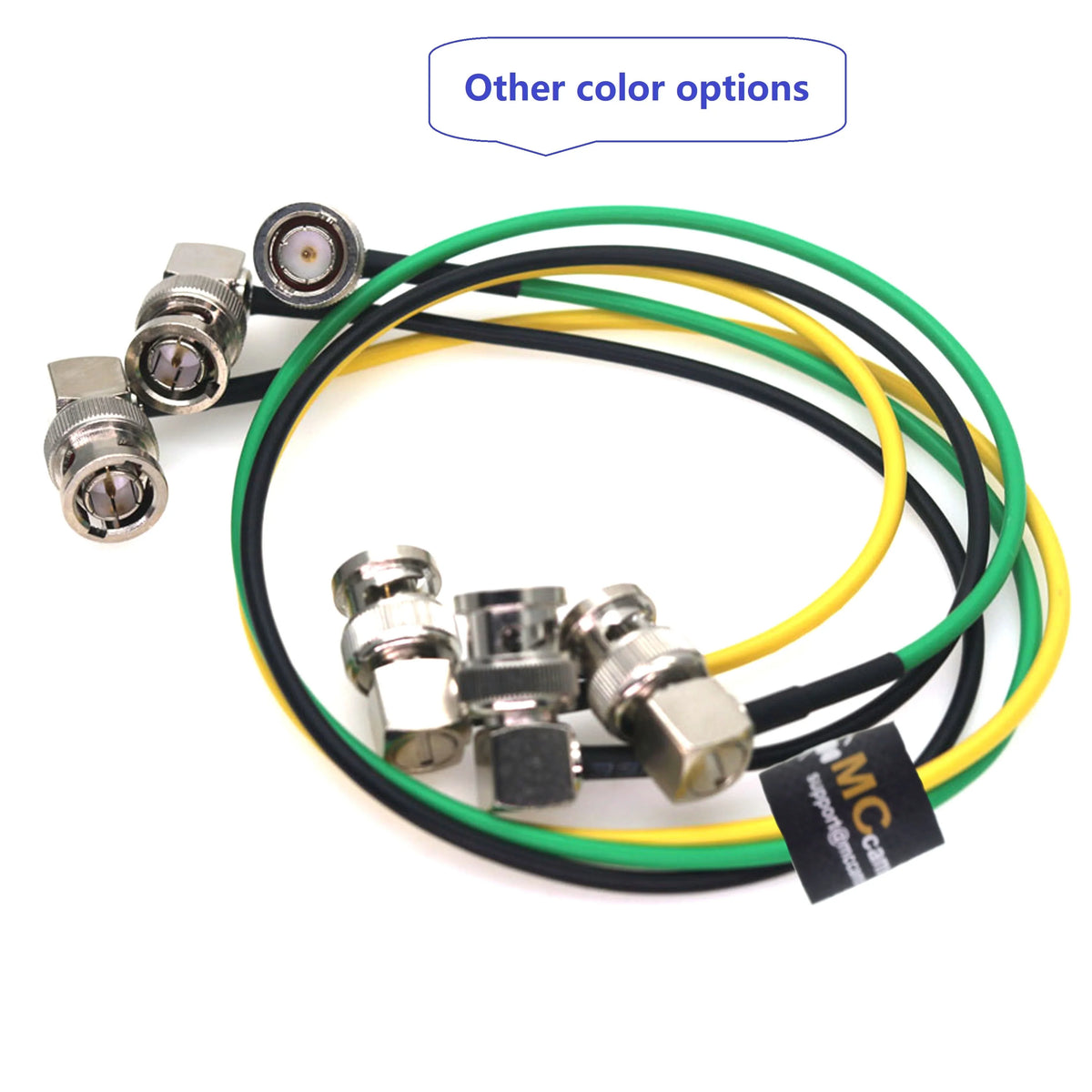 Coaxial BNC To BNC Cable Yellow Green Black 75ohm HD SDI Video Cable Male HD SDI Extension Cable for Monitor Camera SDI