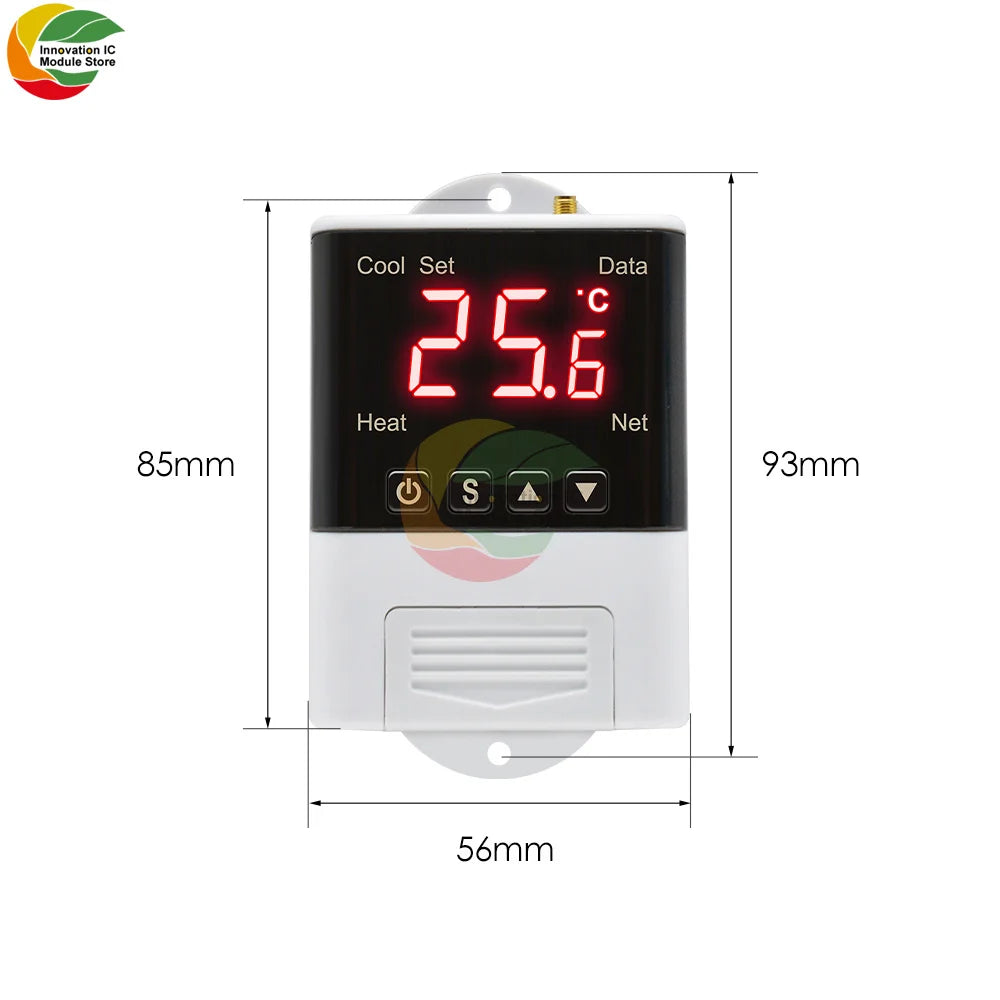 AC 110V 220V DTC2201 DTC1201 Temperature Controller Thermostat DS18B20 NTC Sensor APP Control For Smart Home
