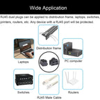 Ethernet Hub Port RJ45 Anti Dust Cover Cap Protector Plug RJ45 DustPlug For Laptop/ Computer/ Router RJ45 Connector Port Caps