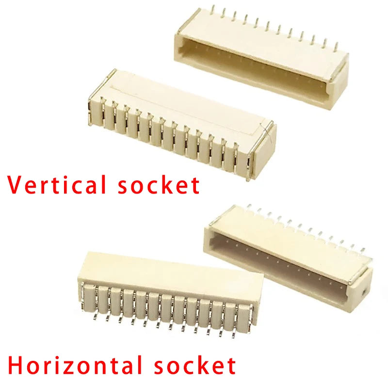 Tape packaging JST SH1.0/MX1.25/ZH1.5/PH2.0/XH2.54 Connector 2 3 4 5 6 7 8Pin SMT SMD Vertical /Horizontal Type Socket Housing