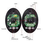 Universal Waterproof Infrared Photocells Single Beam Sensor Detector 12V-24V AC DC Security Auto Gate Barrier Access Control