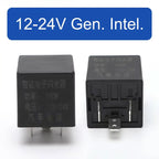 CF13 CF14 JL-02 3-Pin LED Flasher Relay, Hyper Flash Fix Turn Signal Relay 12V for Car Motorcycle LED Lights