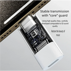 USB C To 8 Pin Adapter Type C To 8 Pin Audio Converter Headphone Earphones Converter for iPhone 15/16 iPad MacBook Type C Phone