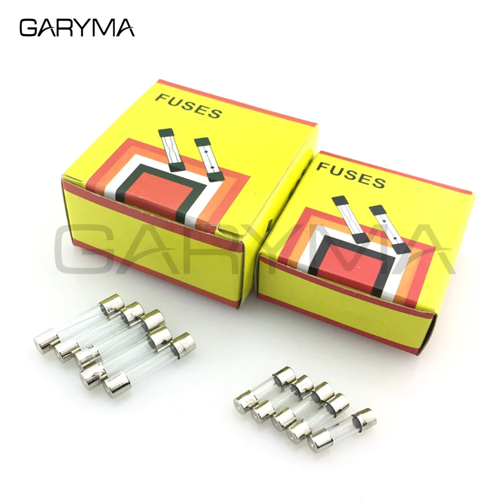 20Pcs 5*20 6*30 Glass Fuse Fast Fuse 0.1A 0.2A 0.5A 1A 2A 3A 3.15A 4A 5A 6A 7A 8A 10A 12A 15A 20A 30A Quick Blow 5x20 6x30mm