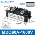 Volt Silicon Single 1 Phase Diode Metal Case Bridge Rectifier MDQ 100A Amp 1600V Single Phase Rectifier Bridge Module