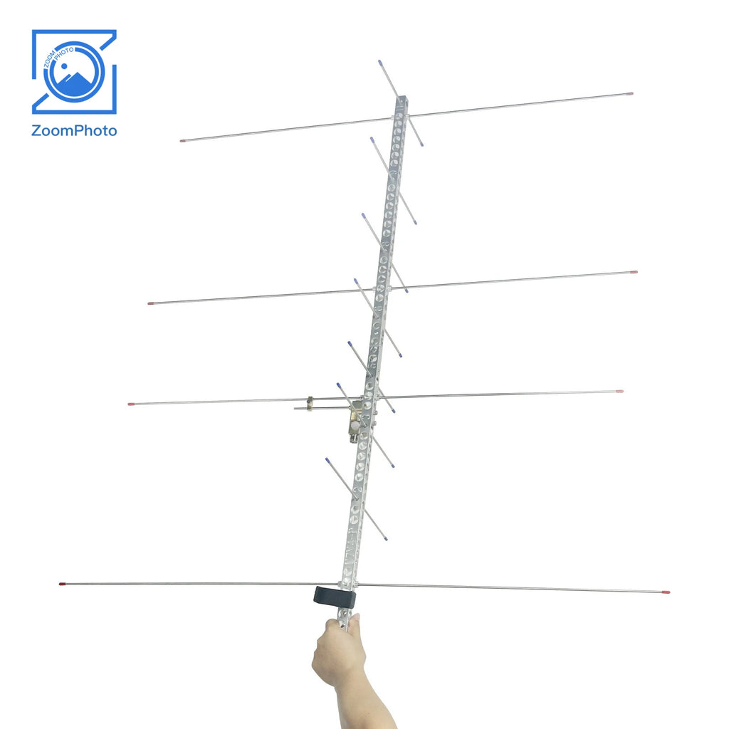 HamGeek U7V4-P 145-435MHz Portable UHF VHF Dual-Band Satellite Yagi Antenna for Ham Radio