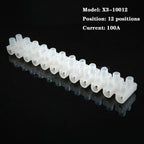 electric connector strip Wire connector Barrier Electirc Strip Block Terminal Plastic Screw terminal block connector