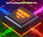 FCOB SPI RGB IC IP66 IP30 LED Strip Light WS2811 Addressable 864 LEDs Full Color DC12V WS2812B Flexible FOB 24V COB Lights