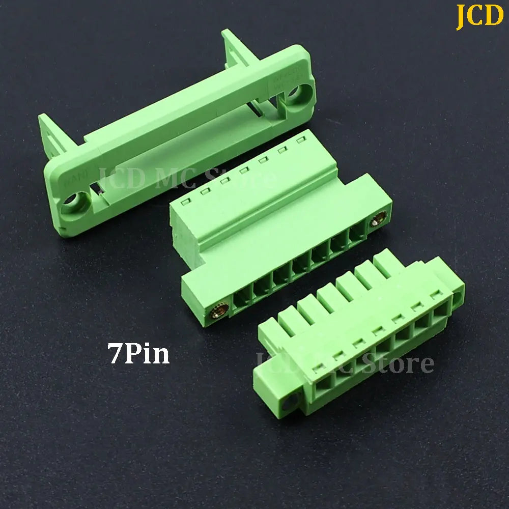 1/3/5 Set WF2EDG Pitch 3.81mm 2P/3P/4P/5P/6P/8P/9P/10P/12P/16P/24P Pluggable Terminal Block Connector 15EDGWC 3.81mm Pitch