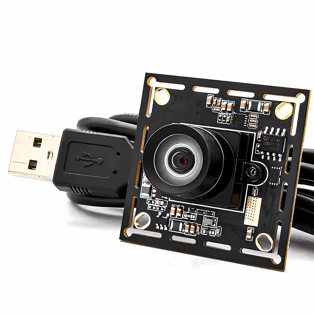 5MP 50FPS Global Shutter USB Camera Module 1/2.5" With No Distortion Lens Machine Vision Industrial High-Speed Capture HD Camera