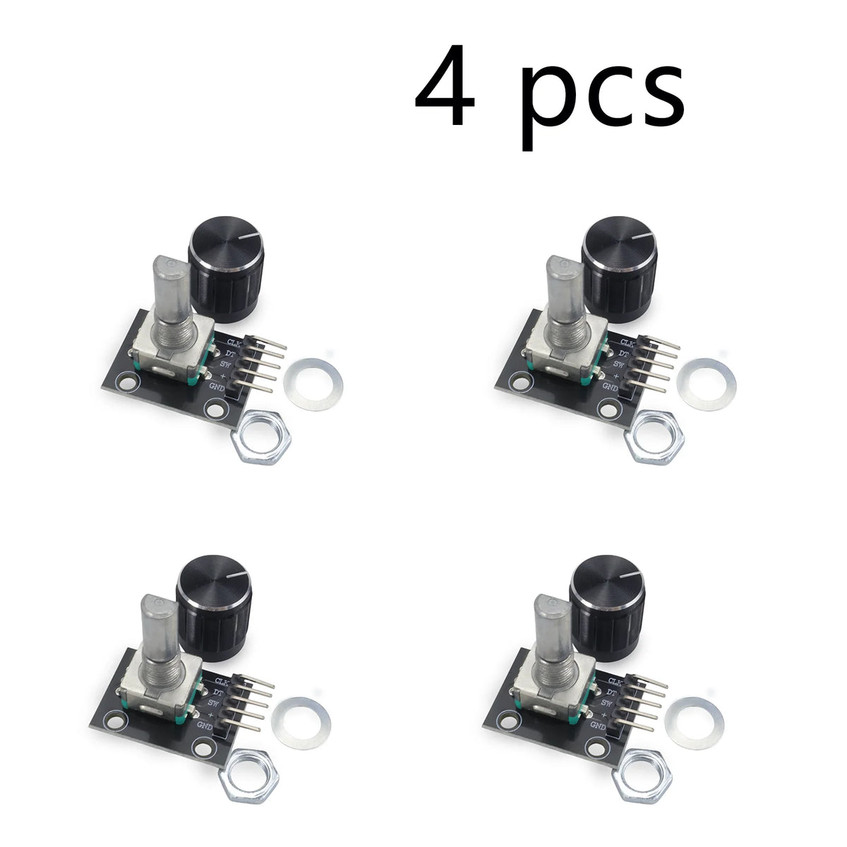 1 to 8 PCS KY-040 360 Degrees Rotary Encoder Module with Knob Cap 5V Brick Sensor Switch Development Board Module for R3 Board