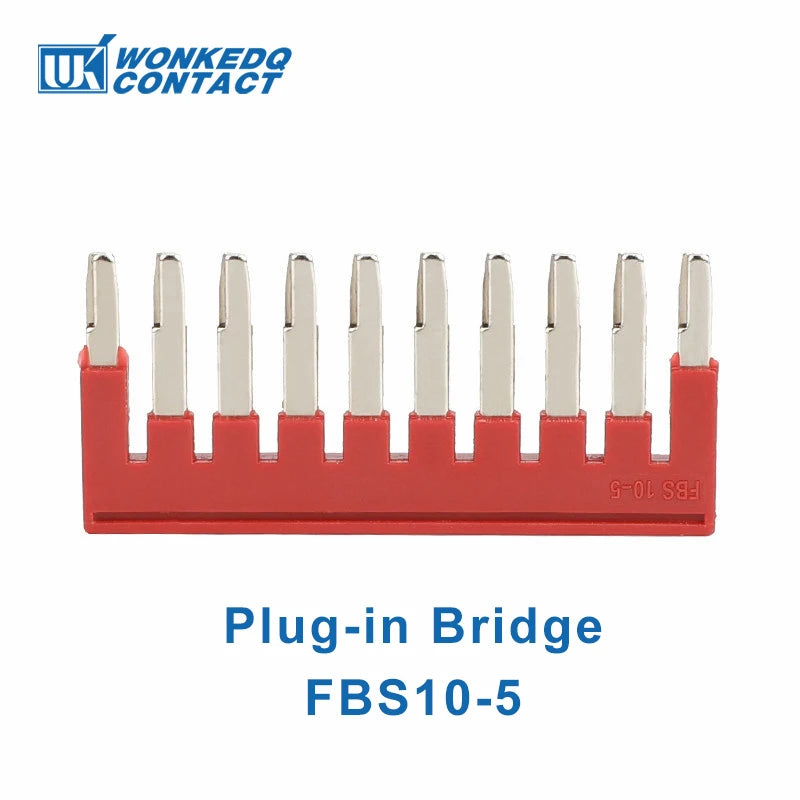 10Pcs PTTB 2.5 Push-in Double Level Din Rail Terminal Block 2 Layer 2.5mm² Plug Electrical Wire Connector PTTB2.5