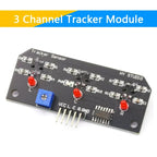 Infrared Detector Tracking Transmission Line TCRT5000 Tracker Sensor Obstacle Avoidance Sensor Module for Arduino Diy Car Robot