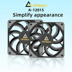 Antec Computer Case Fan PWM 4 Pin 5V 3Pin ARGB 120mm Silent  Fan CPU Cooler Cooling Fan Cooling Radiator Fan 12V Adjust Fan