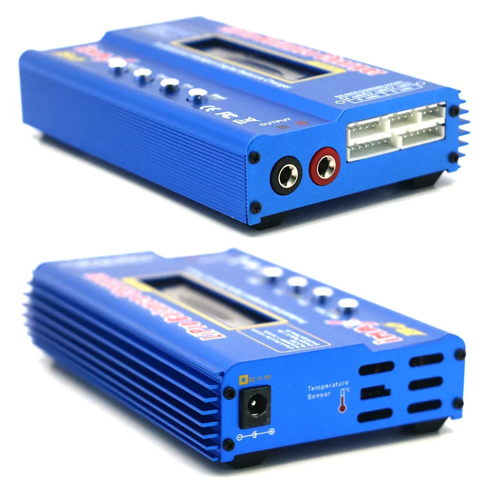 IMAX B6 80W B6 Charger Balance Charger Digital LCD Screen Lion LiFe Nimh Nicd PB Lipo Battery Discharger AC Power 12V 5A Adapter