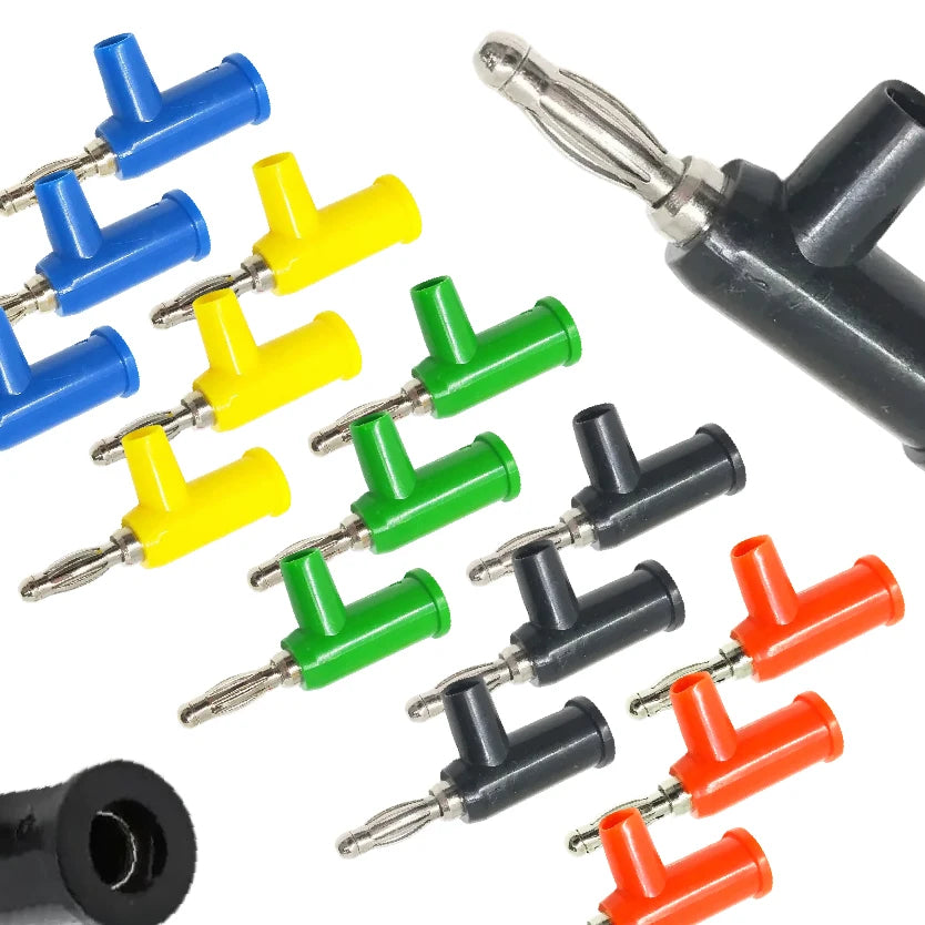 4mm Banana Plug Stackable Electrical Connector Free Solder Adaptor