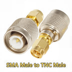 2PCS SMA Male Female to N BNC UHF PL259 SO239 TNC Copper Brass Adapter Straight RF Coaxial Connector Converter