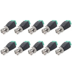4/10Pcs BNC Male Female Q9 Plug Socket Adapter Connector with Screw Terminal for Audio Video CCTV Surveillance Camera
