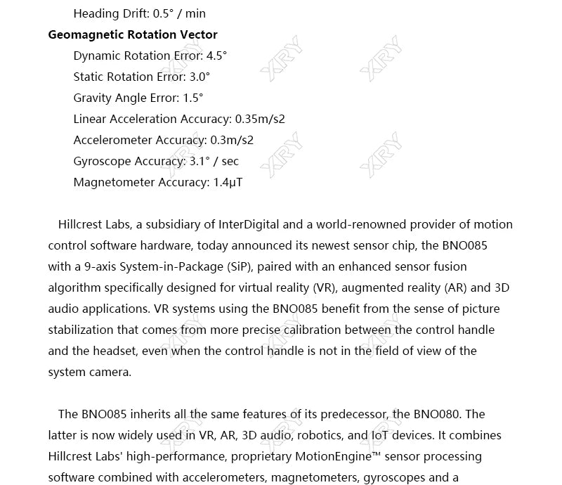 GY-BNO080 BNO085 GY-ICM20948V2 AR VR IMU High Accuracy Nine-Axis 9DOF AHRS Sensor Module