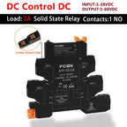FCGK DC Control AC Slim Interface Solid State Relay Module DIN SSR Slim Relay DC Control DC 41F-1Z-C2/C4 SSR Relay DIN Rail