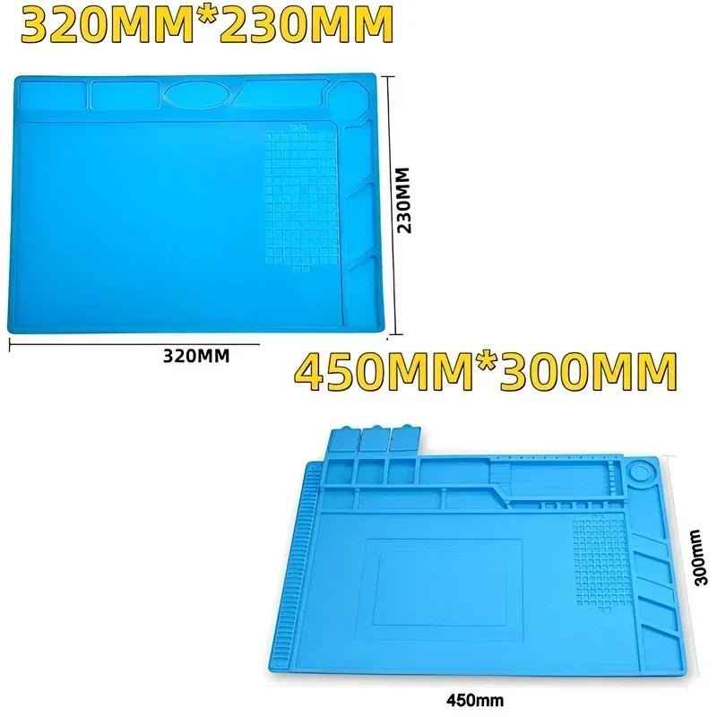 Repair Pad ESD Insulation Soldering Mat Heat Resistant Soldering Station Silicon Work Pad Phone Repair Tool Kit Desk Platform