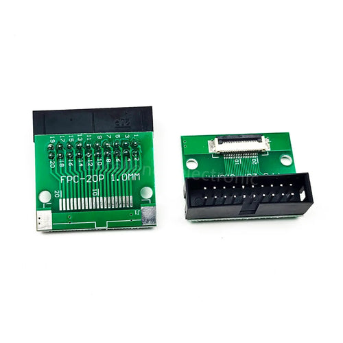 1/2/5Pcs FPC FFC Adapter Board 0.5mm to DC3 2.54mm Pitch Connector Adapter 6 8 10 12 20 24 30 40 Pin