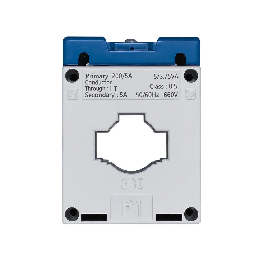 TOMZN Current Transformer High-current CT 660V Primary 2000A 1500V 1000V 200A Secondary 5A Base Plate Busbar Fixed ABS Sealed