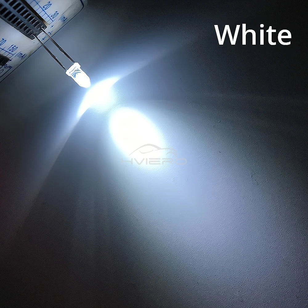 100/1000Pcs F3 3mm Round LED Assortment Kit Ultra Super Bright Light Emitting Diodes Bulb Lamp Red Green Blue Water Clear Diode