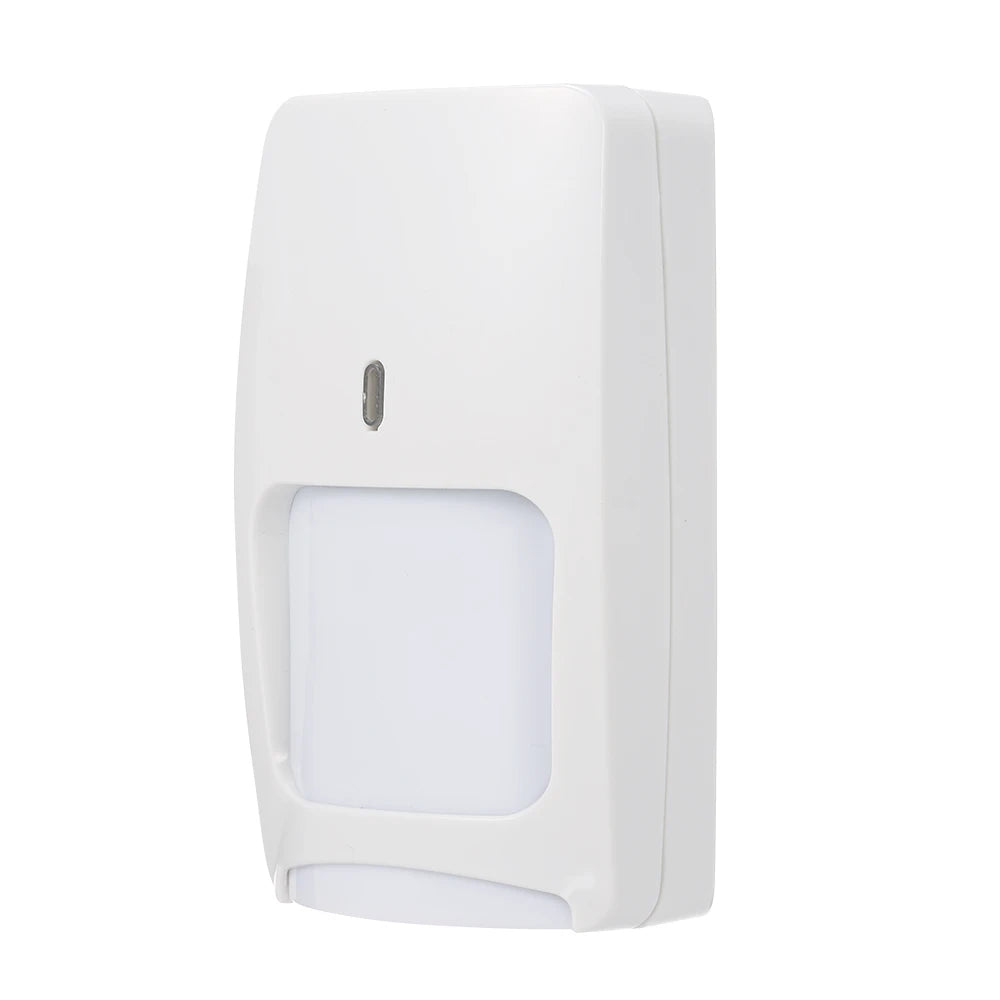 Wired Dual-tech Infrared Motion Microwave Detector Wall Mounted PIR Motion Sensor Pet Immunity for Home Burglar Security Alarm