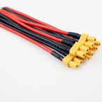 XT30 Pigtail Plug Male and Female Connector with 100mm 16AWG Tinned Wire Cable for RC Fixed Wing Lipo Battery FPV Drone Charger
