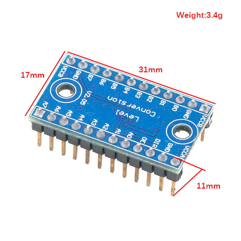 Unidirectional Level Shifter Module 3.3V To 5V TTL Signal Converter For MCU IO I2C Communication Breakout Board