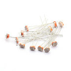10PCS 5mm LDR Photo Light Sensitive Resistor Photoelectric Switch Sensor 5506 5516 5528 5537 5539 5549 12528  For Arduino