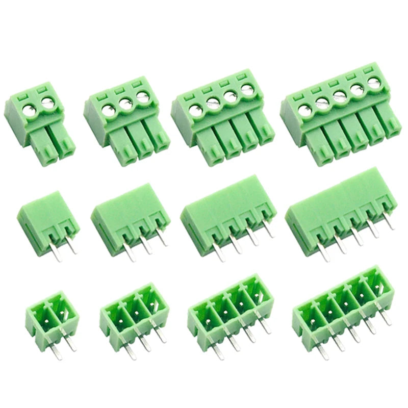 10PCS KF2EDG 3.5/3.81 2P/3P/4P/5P/6P/8P/12P-16PIN PCB Plug Terminal Block Connector+Pin Header Socket 3.5mm 3.81mm Pitch 15EDGK