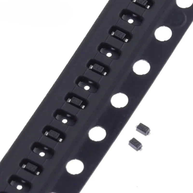 100pcs SMD Zener Diode SOD-523 0603 2.2V 2.4V 2.7V 3V 3.3V 3.6V 3.9V 4.3V 4.7V 5.1V 5.6V 6.2V 6.8V 7.5V 8.2V 9.1V BZX584C series