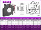 2PCS 5V USB Brushless Blower Cooling Fan USB Ventiliator Computer Case Cooler  PBT CPU Radiator USB Fan PC USB Gadgets